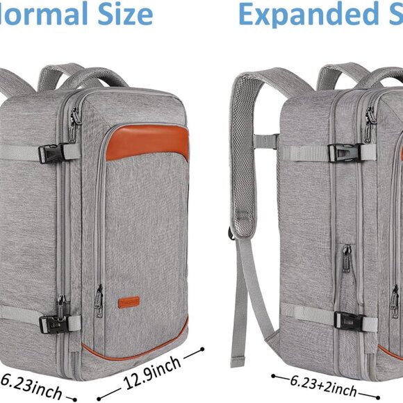 Carry on Backpack, Extra Large 40L Airline Approved Travel Backpacks - Picture 3 of 9